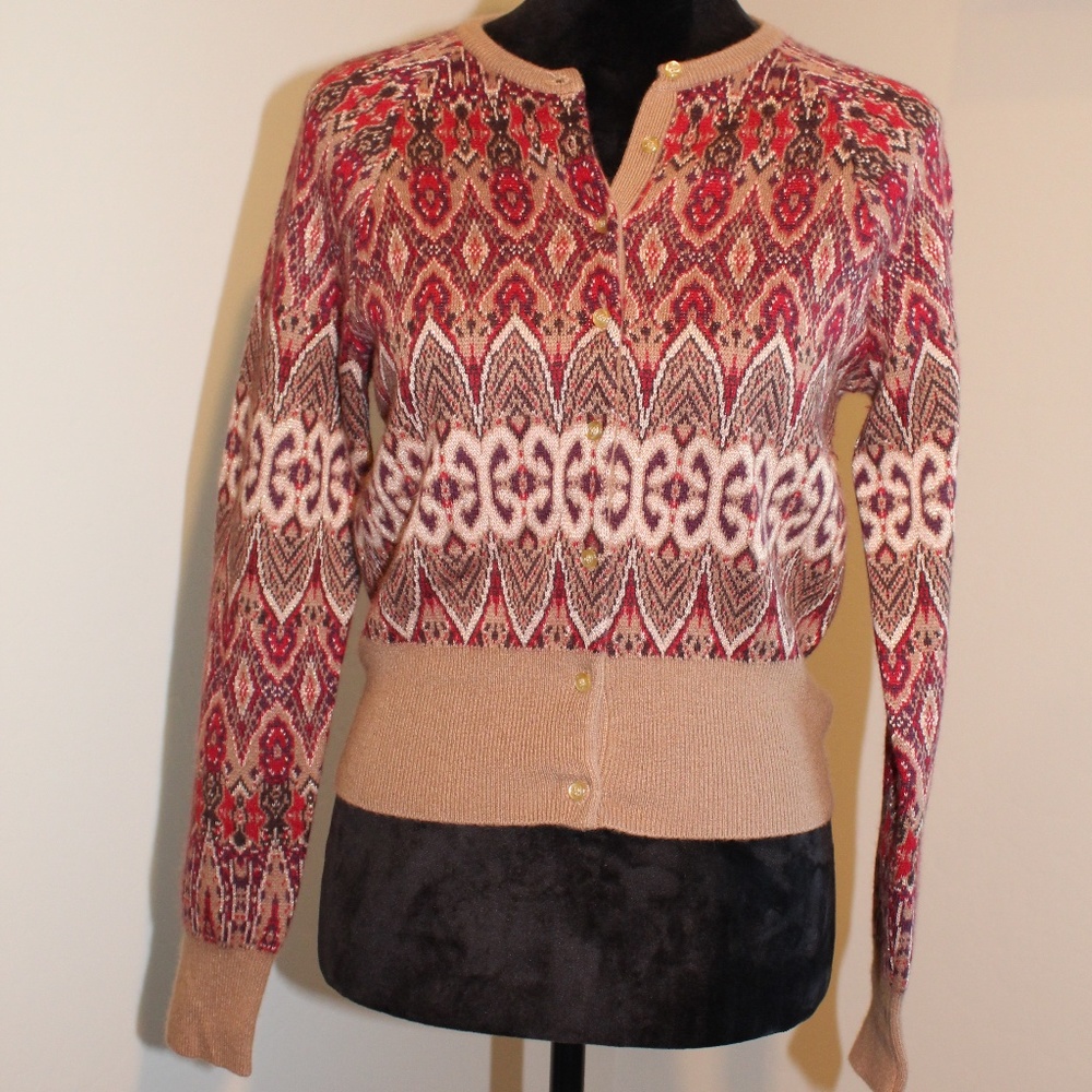 George Knitted Caridgan w/Elegant Details